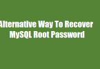 Recover-mysql-root-password