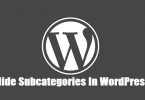 Hide-Subcategories-In-WordPress