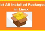 list-installed-packages