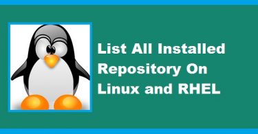 list-installed-repository